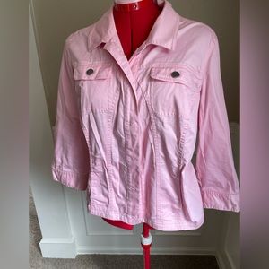Christopher & Banks lightweight jacket pink